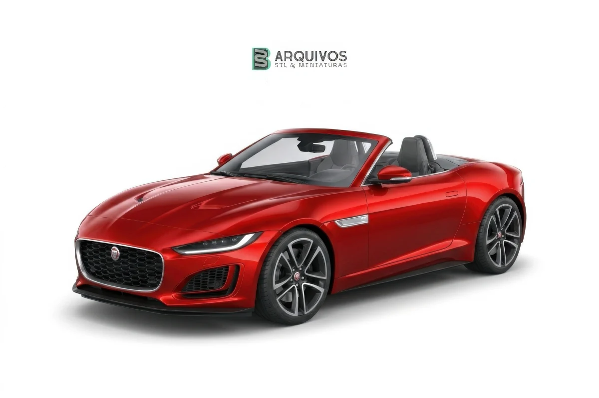 Modelo 3D STL - Jaguar F-Type R Dynamic Convertible 2021 — foto 4